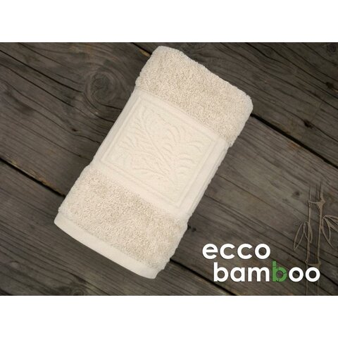 Osuška Ecco Bamboo 140x70 Luxus světle béžová