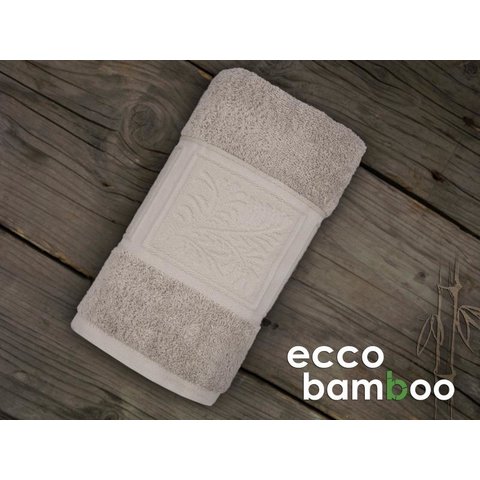 Osuška Ecco Bamboo 140x70 Luxus světle šedá
