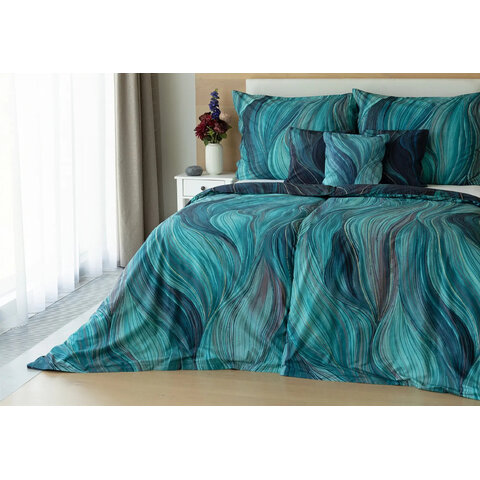 Povlečení Infinitum Petrol bavlněný satén 1x210x220,2x70x90 Matějovský