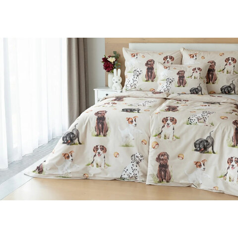 Povlečení Pejsci Bavlna Digitál 1x140x200,1x70x90 Matějovský