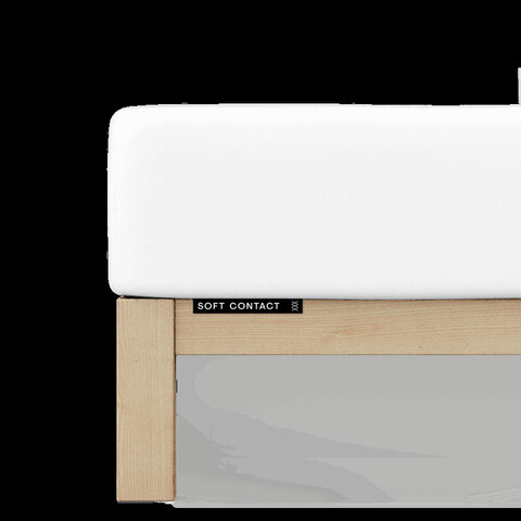 Prostěradlo Jersey Premium Bio 90x190-100x220x35 101 White elastan Schlafgut