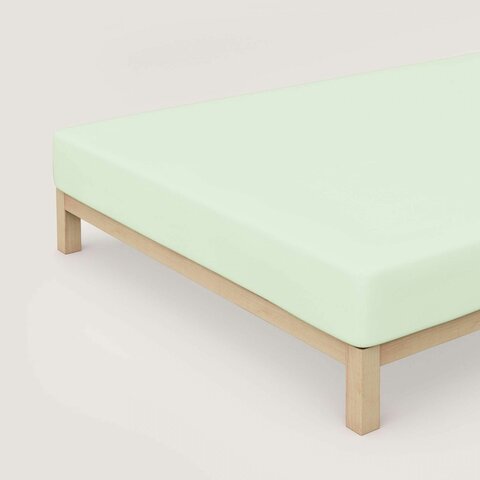 Prostěradlo Jersey Pure Bio 90x190-100x220x35 643 Green Light Schlafgut
