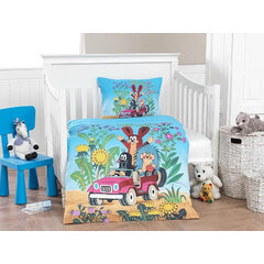 povlečení Krtek v autě bavlna deluxe 1x90x130,1x40x60 Matějovský