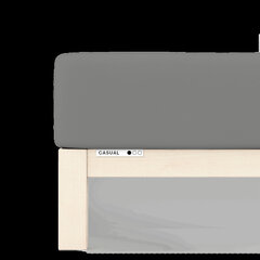 Prostěradlo Jersey Premium Bio 180x200-200x220x35 128 Grey Mid elastan Schlafgut