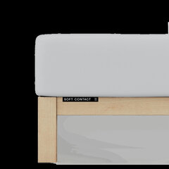 Prostěradlo Jersey Premium Bio 180x200-200x220x35 511 Grey Light elastan Schlafgut